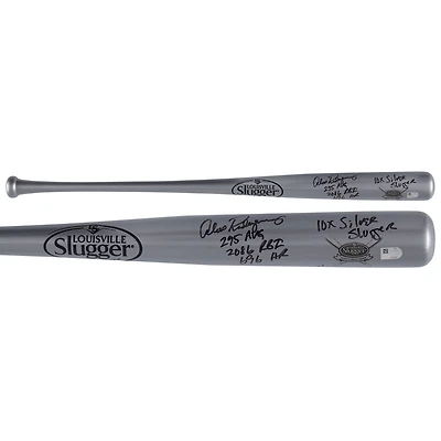 Alex Rodriguez New York Yankees Autographed Silver Slugger Logo Louisville Slugger Bat with Multiple Inscriptions - Limited Edition of 5
