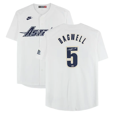 Jeff Bagwell Houston Astros Autographed White Nike Cooperstown Limited Jersey