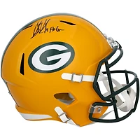 Sterling Sharpe Green Bay Packers Autographed Riddell Speed Replica Helmet with "HOF 25" Inscription