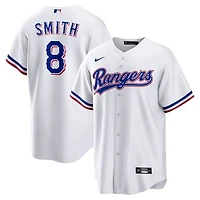 Men's Nike Josh Smith White Texas Rangers Home Replica Jersey