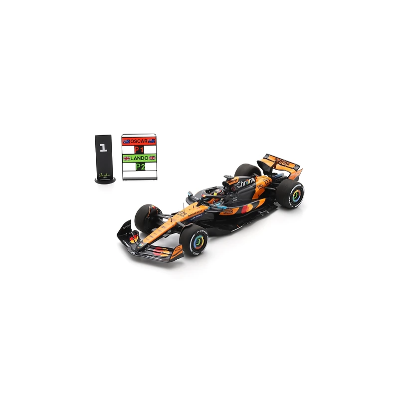 Spark Models Oscar Piastri McLaren F1 Team 2025 Australian Grand Prix #81 1:43 Scale Die-Cast Car