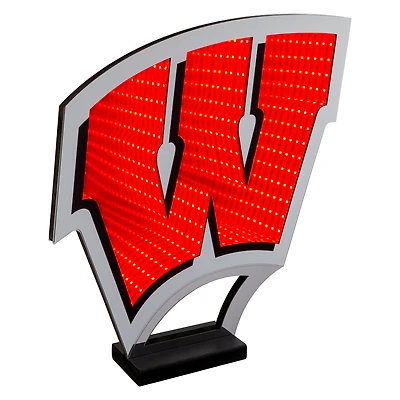 Wisconsin Badgers LED Infinity Logo Light