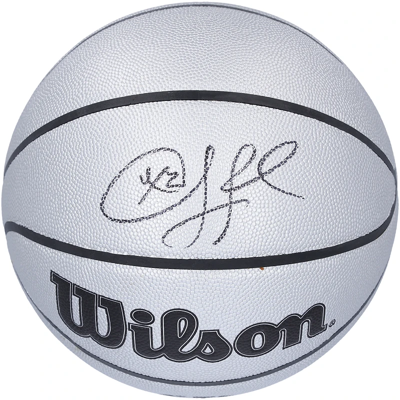 Chris Paul San Antonio Spurs Autographed Wilson 75th Anniversary Platinum Basketball