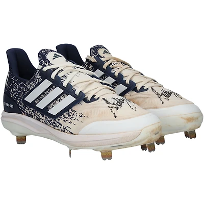 Anthony Volpe New York Yankees Autographed Game-Used /Navy adidas Cleats from the 2024 MLB Season