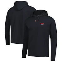 Men's FootJoy Black Rocket Classic Ottoman Jacquard Pullover Hoodie