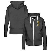 Women's Levelwear Black Seattle Mariners Cooperstown Collection Gardinia Full-Zip Hoodie