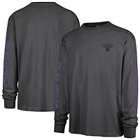 Men's '47 Charcoal Baltimore Ravens Cairn Ravine Foundation Long Sleeve T-Shirt