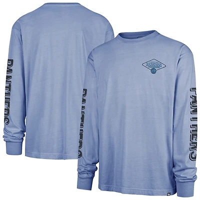 Men's '47 Blue Carolina Panthers Cairn Ravine Foundation Long Sleeve T-Shirt