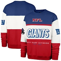 Men's '47 Royal/Red New York Giants Breeze Maximalist Sweatshirt