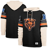 Men's '47  Black Chicago Bears Split Zone Cornerback Duo Hoodie
