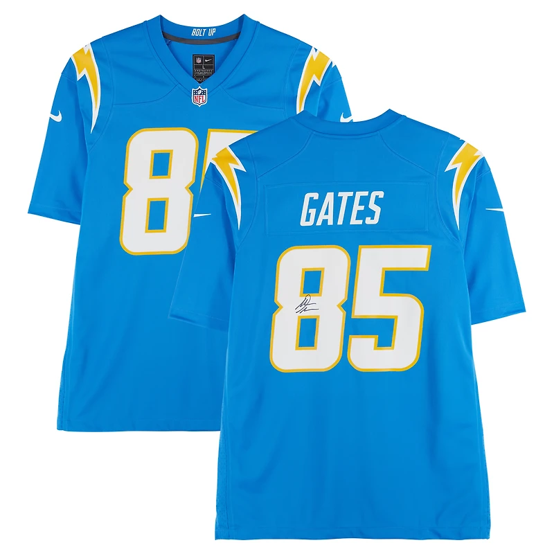Antonio Gates San Diego Chargers Autographed Powder Blue Nike Game Jersey