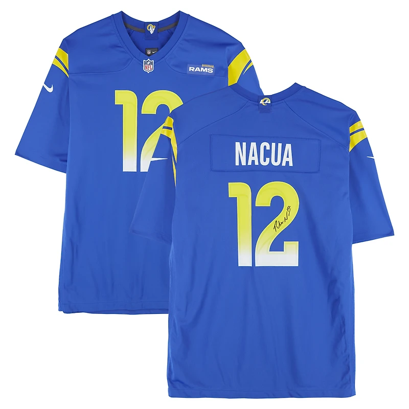Puka Nacua Los Angeles Rams Autographed Royal Nike Game Jersey
