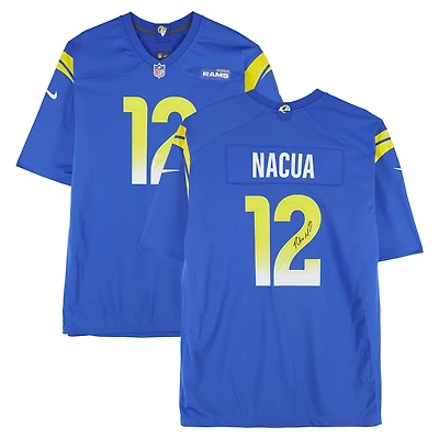 Puka Nacua Los Angeles Rams Autographed Royal Nike Game Jersey