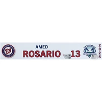 Amed Rosario Washington Nationals Player-Issued #13 Nameplate from 2025 MLB Spring Training