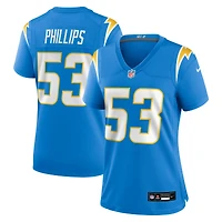 Women's Nike Del'Shawn Phillips  Powder Blue Los Angeles Chargers Team Game Jersey