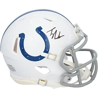 Tyler Warren Indianapolis Colts Autographed Riddell Speed Mini Helmet