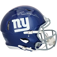 Jaxson Dart New York Giants Autographed Riddell Speed Authentic Helmet