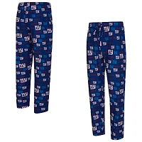 Men's Concepts Sport Royal New York Giants Mosaic All Over Print Pants