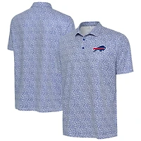 Men's Antigua Royal Buffalo Bills Field Ditsy Polo