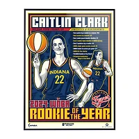 Phenom Gallery Caitlin Clark Indiana Fever WNBA Rookie of the Year 18" x 24" Framed Serigraph