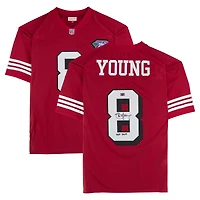 Steve Young San Francisco 49ers Autographed Scarlet Mitchell & Ness 1994 Authentic Jersey with "HOF 2005" Inscriptions
