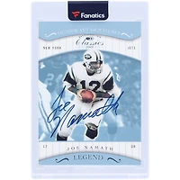 Joe Namath New York Jets Autographed 2001 Donruss Classics Significant Signatures #185 Card