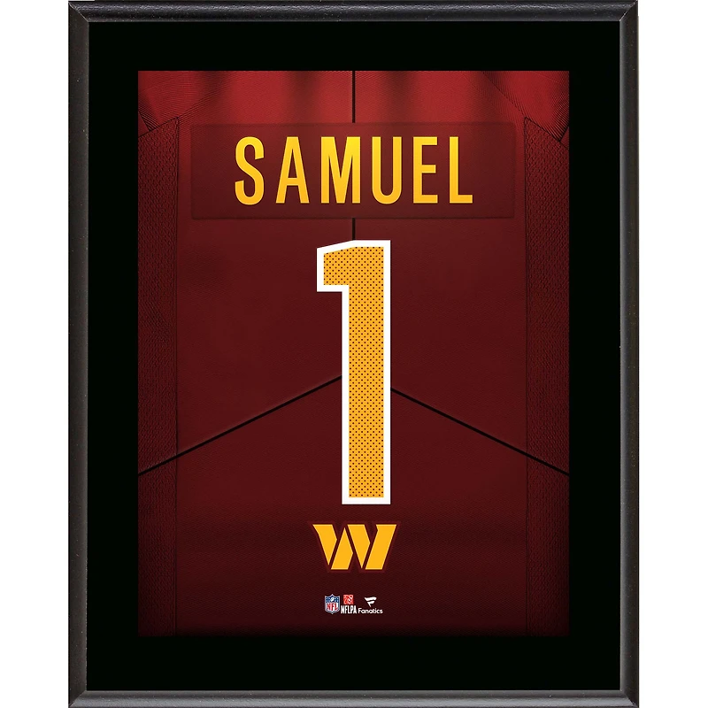Deebo Samuel Sr Washington Commanders 10.5" x 13" Jersey Number Sublimated Player Plaque