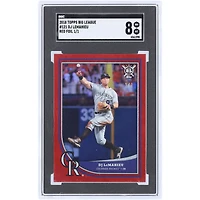 DJ LeMahieu Colorado Rockies 2018 Topps Big League Red Foil #121 #1/1 SGC Authenticated 8 Card