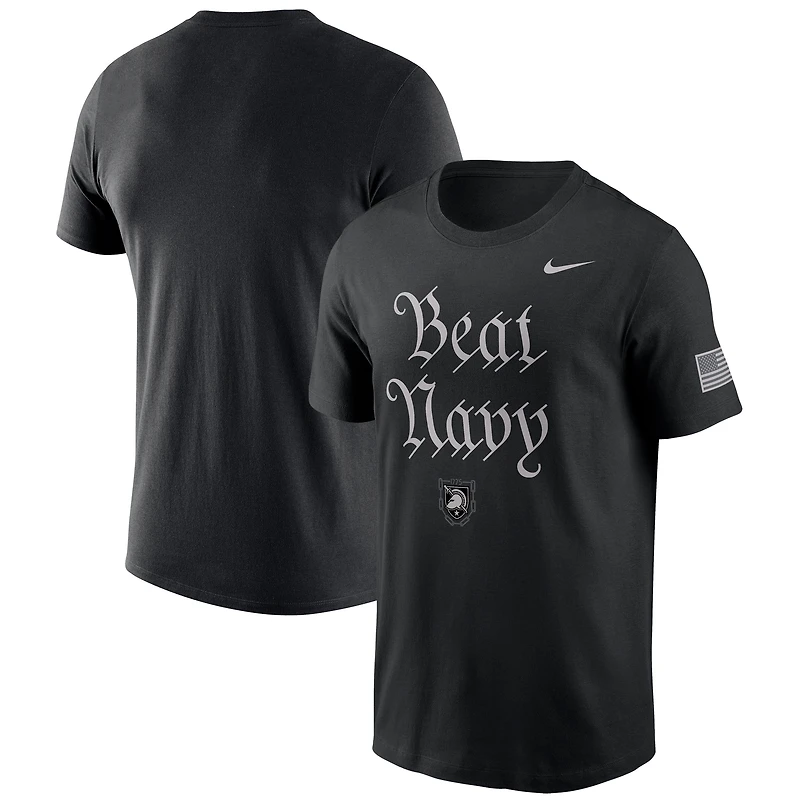Men's Nike Black Army Black Knights Army 250 Collection Dri-FIT Legend T-Shirt