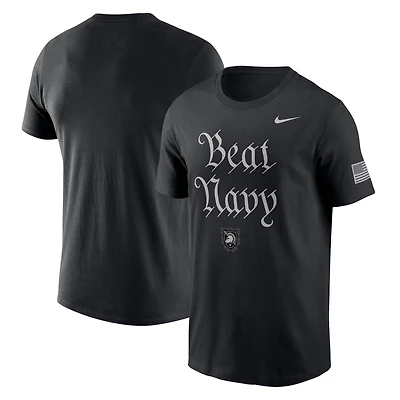 Men's Nike Black Army Black Knights Army 250 Collection Dri-FIT Legend T-Shirt