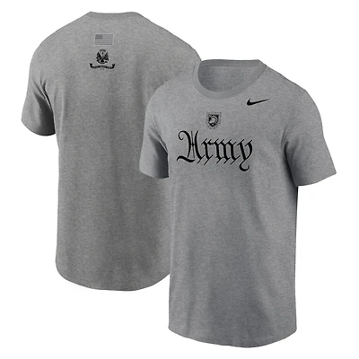 Men's Nike Gray Army Black Knights Army 250 Collection Dri-FIT Legend T-Shirt