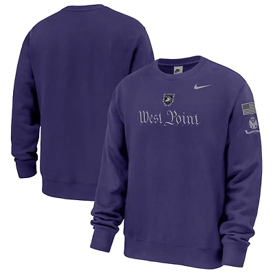 Men's Nike Purple Army Black Knights Army 250 Collection Club Fleece Sweatshirt