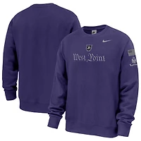 Men's Nike Purple Army Black Knights Army 250 Collection Club Fleece Sweatshirt