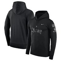 Men's Nike Black Army Black Knights Army 250 Collection Therma Hoodie