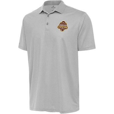 Men's Antigua White Western Michigan Broncos 2025 NCAA Frozen Four Men's Ice Hockey National Champions Rings Polo