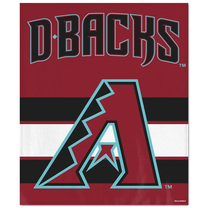 WinCraft Arizona Diamondbacks Ultra Plush 50" x 60" Throw Blanket