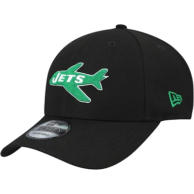 Men's New Era  Black New York Jets The League 9FORTY Adjustable Hat