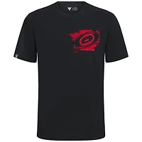 Men's Levelwear  Black Carolina Hurricanes  Focal Blasted T-Shirt