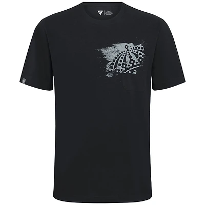Men's Levelwear  Black Los Angeles Kings  Focal Blasted T-Shirt