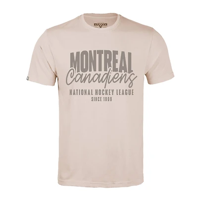 Men's Levelwear  Khaki Montreal Canadiens  Richmond Response T-Shirt