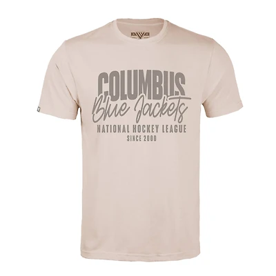 Men's Levelwear Khaki Columbus Blue Jackets Richmond Response T-Shirt
