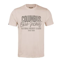 Men's Levelwear  Khaki Columbus Blue Jackets  Richmond Response T-Shirt