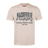 Men's Levelwear  Khaki Nashville Predators  Richmond Response T-Shirt