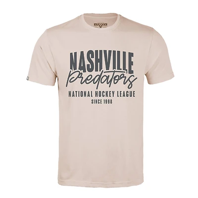 Men's Levelwear  Khaki Nashville Predators  Richmond Response T-Shirt