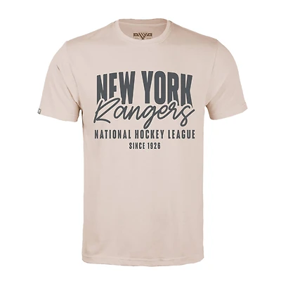 Men's Levelwear Khaki New York Rangers Richmond Response T-Shirt