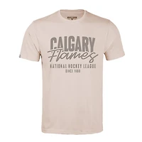 Men's Levelwear  Khaki Calgary Flames  Richmond Response T-Shirt