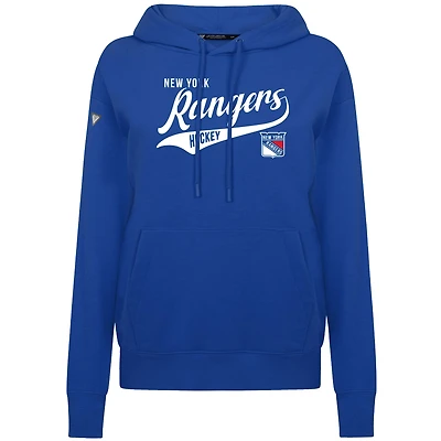 Women's Levelwear  Royal New York Rangers Adorn Glide Pullover Hoodie