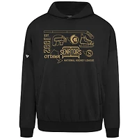 Men's Levelwear  Black Ottawa Senators Contact Campaign Pullover Hoodie