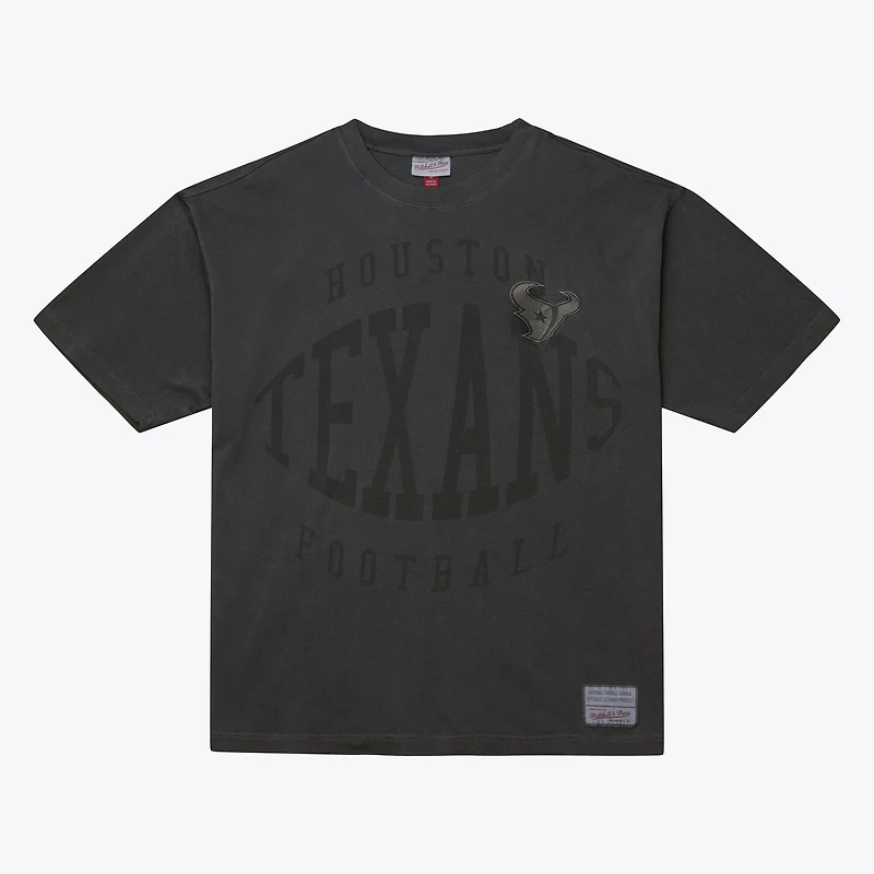 Men's Mitchell & Ness Black Houston Texans Downtown Collection Premium T-Shirt