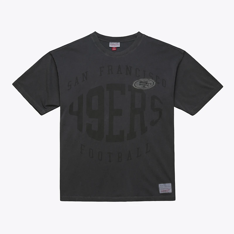 Men's Mitchell & Ness  Black San Francisco 49ers Downtown Collection Premium T-Shirt